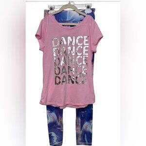 90 Degree By Reflex 2 piece Top & Legging  Set Size L-10 NWT